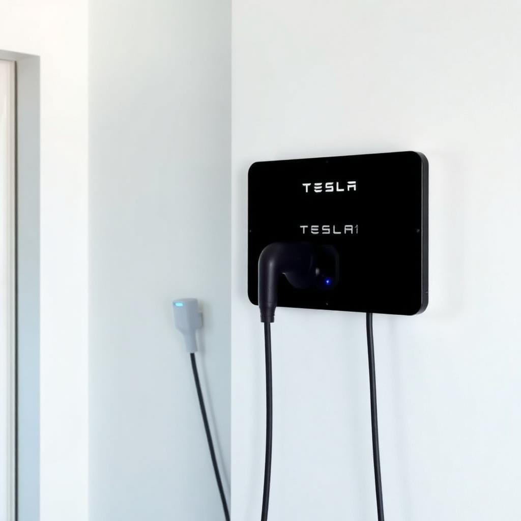 Tesla EV charger installation